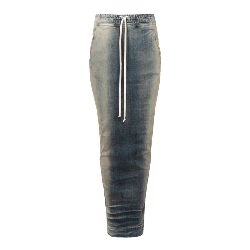 rick owens 19ss BABEL denim pillar skirt-