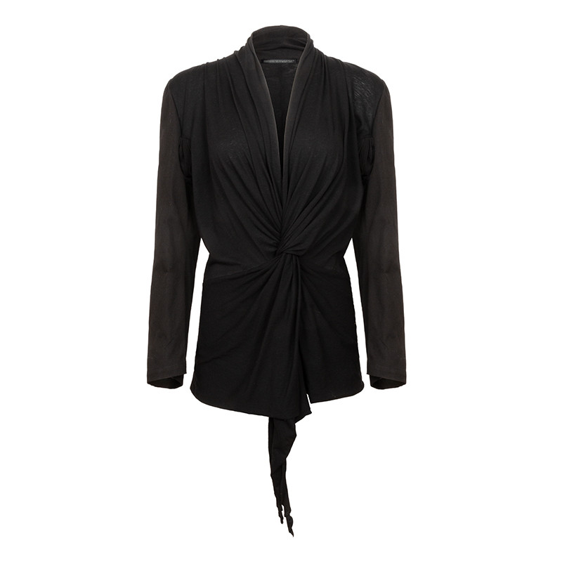 Yohji Yamamoto Front Twist Jacket | Alan Bilzerian