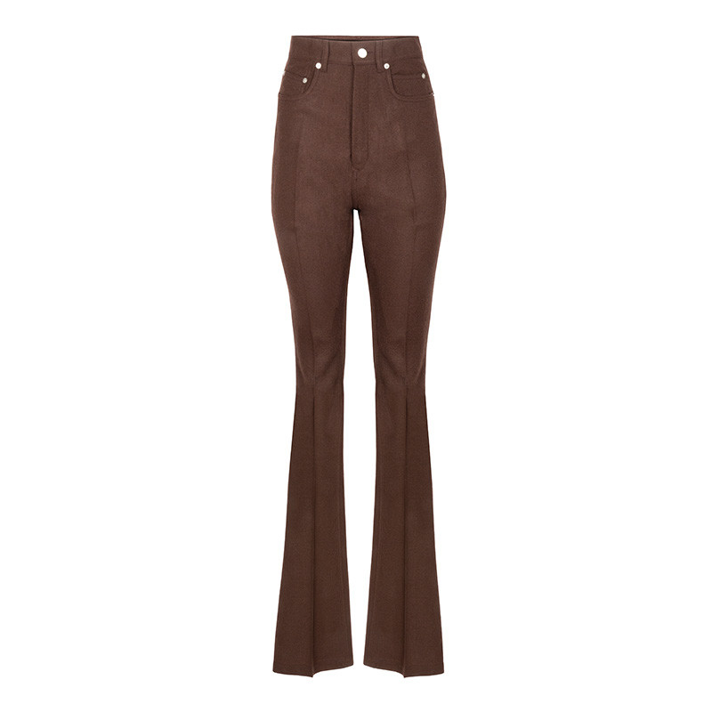 【ato】CLASSIC WOOL FLAIR PANTS Zephyra Pants in Velour – Suzie Kondi