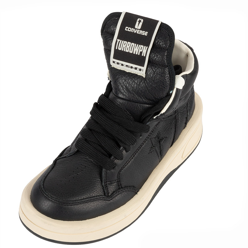 Converse x Rick Owens Turbowpn Sneakers Black/Natural | Alan Bilzerian