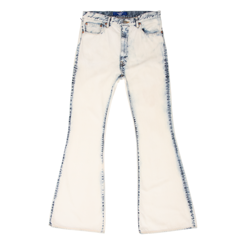 Bleached Flared Jeans 