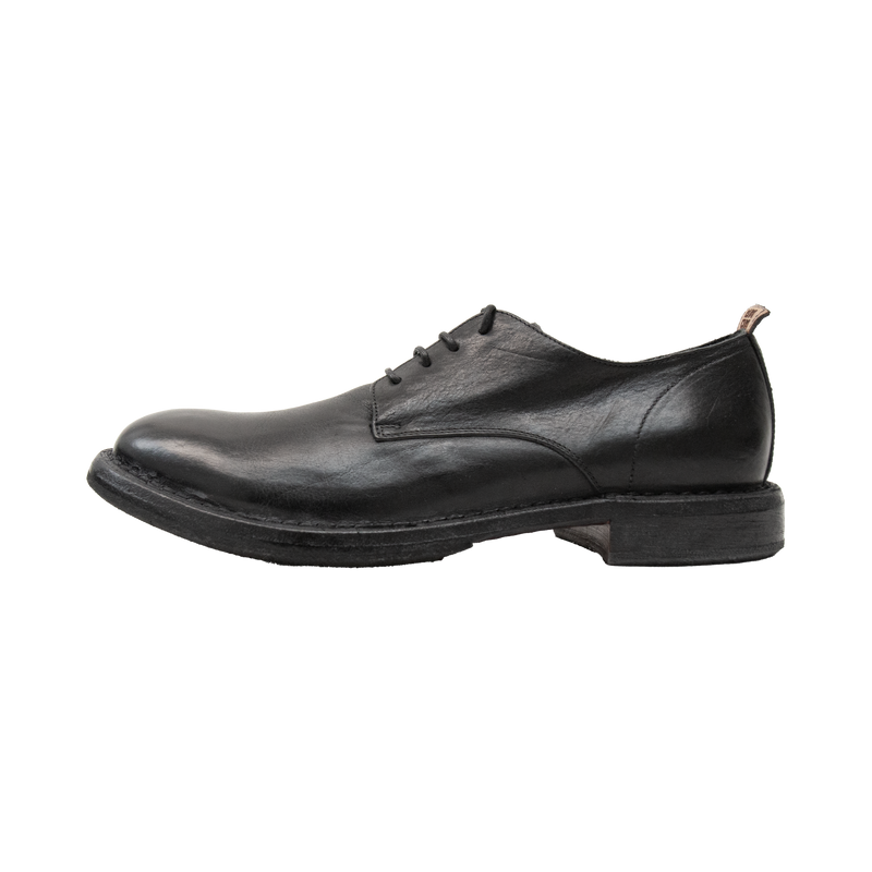 Black Pull Tab Derby Shoe