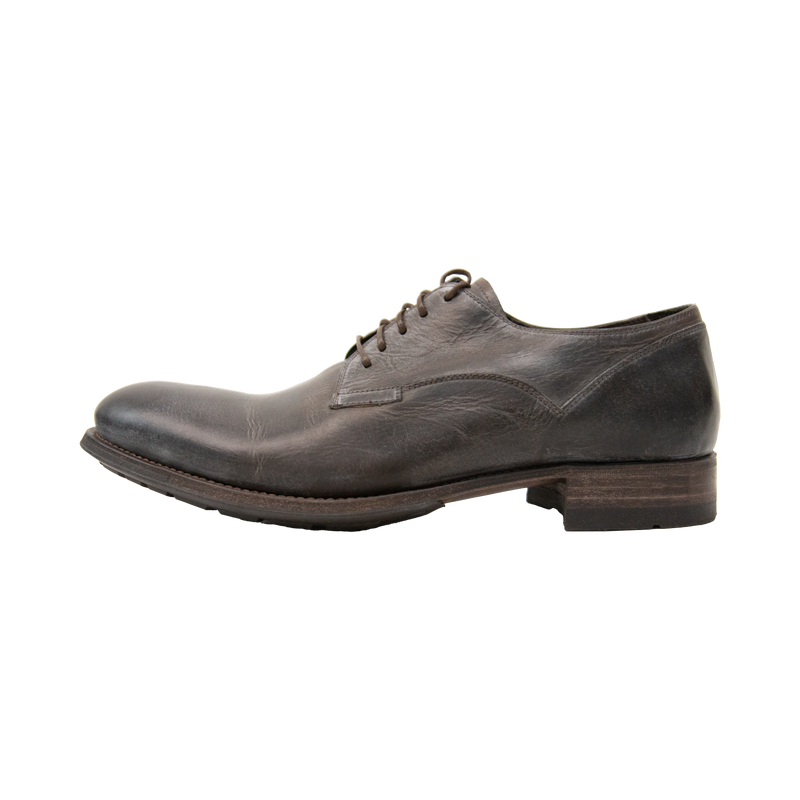 Waxed Dark Brown Derby 