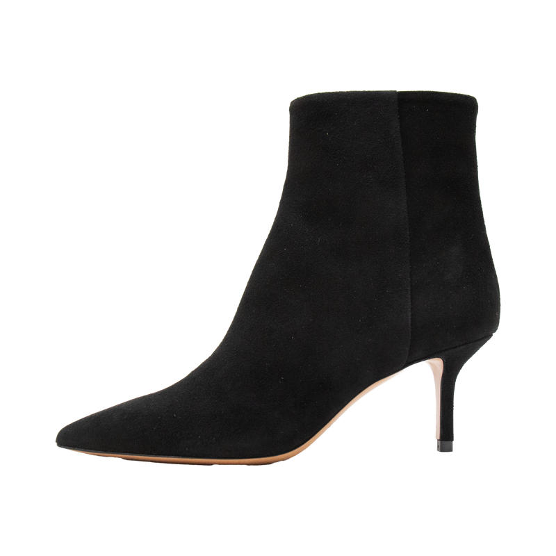Suede Pointed Toe Heel