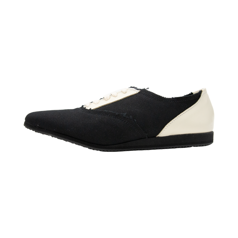 Contrast Canvas Lace Up 