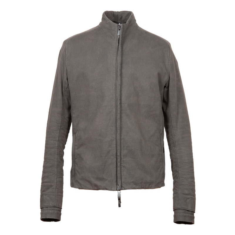 Grey Jersey Zip Jacket 