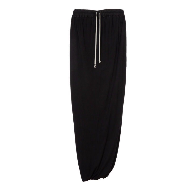 Black Pull-on Pillar Skirt 