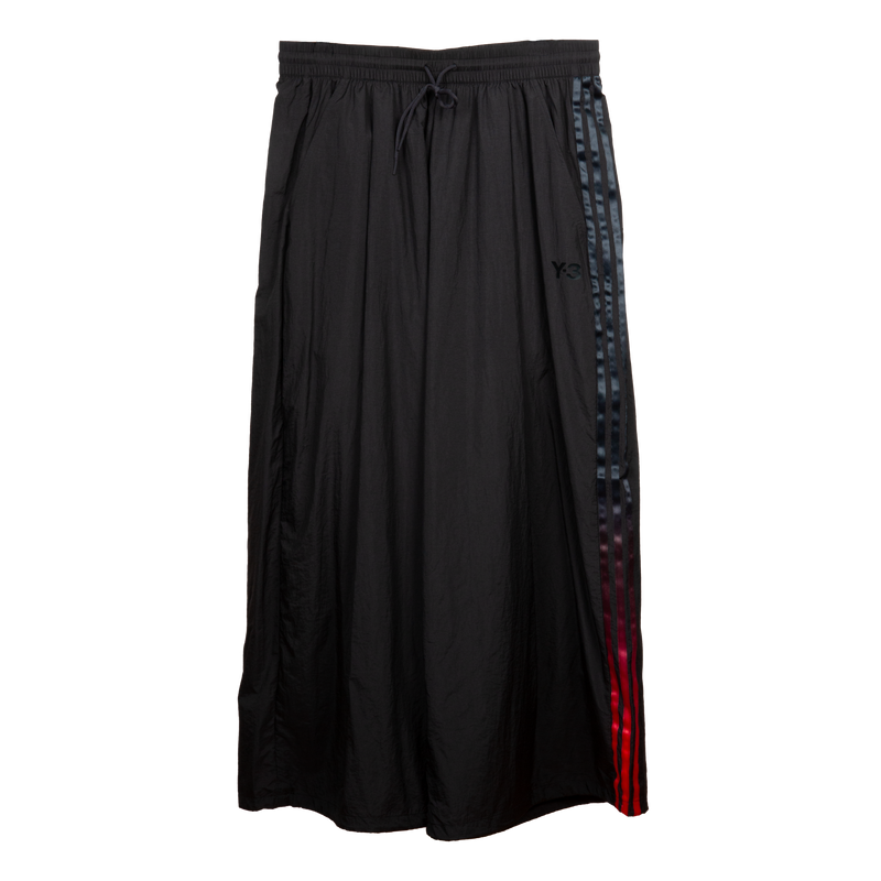 Gradient Red Stripe Wide Track Pants