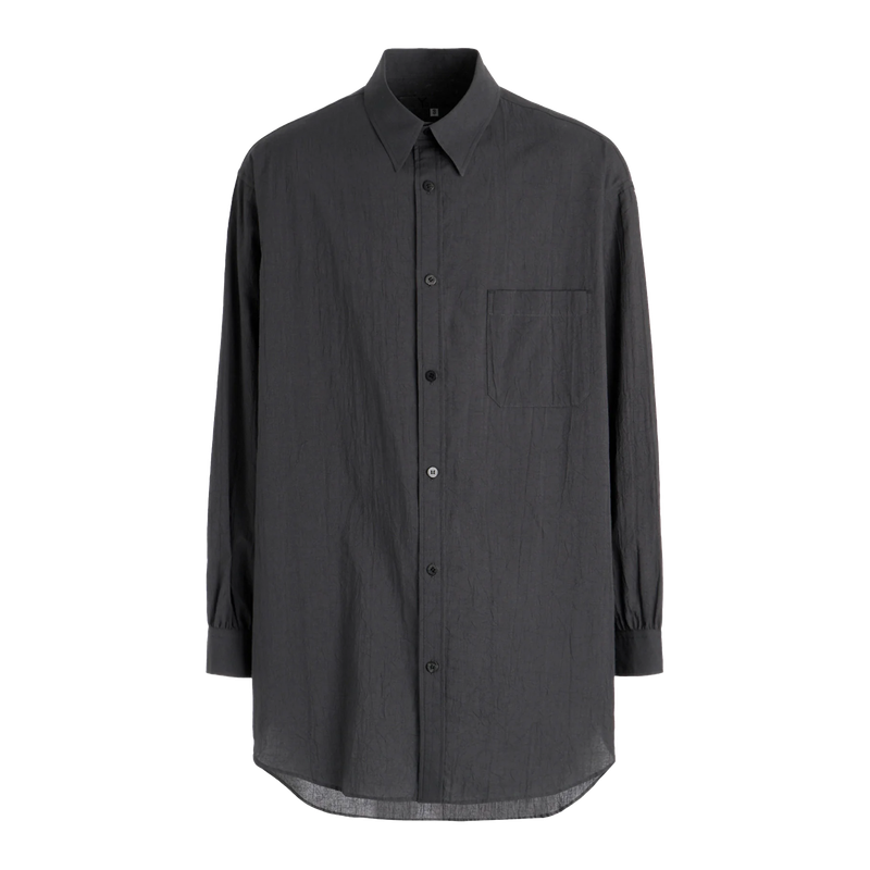 Wrinkled Grey Lawn Shirt 