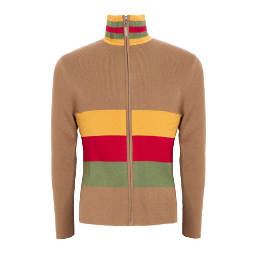 Wales Bonner Turtleneck Zip Up | Alan Bilzerian