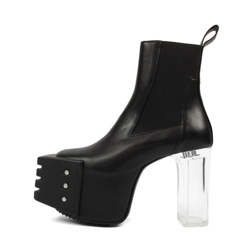 VIP買付★RICK OWENS ベルベット ワンピース メッシュトリム 091224094236_83598068084657684