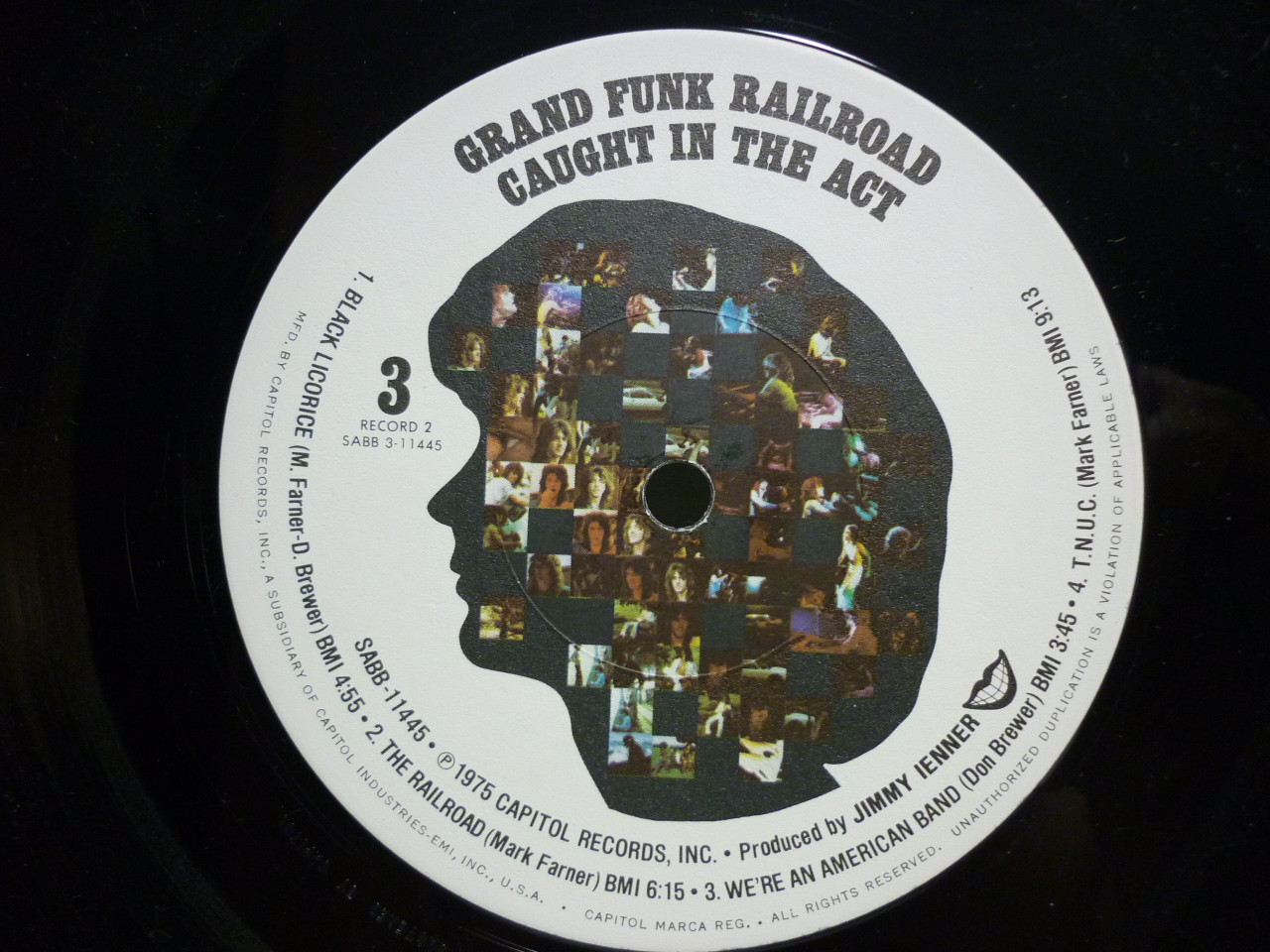 Grand Funk Railroad Caught In The Act Vinyl Double LP Record Set