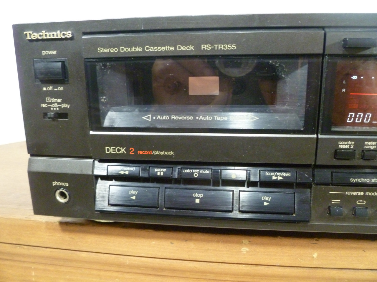 Technics RS-TR355 Dual Cassette Tape Deck Serviced