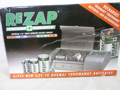 ReZap Battery Charger RBC-883 New Condition Opened Retail Box