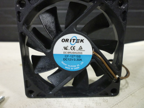 Oritek Electronics Cooling Fan 12 V DC  Model CF-12715S