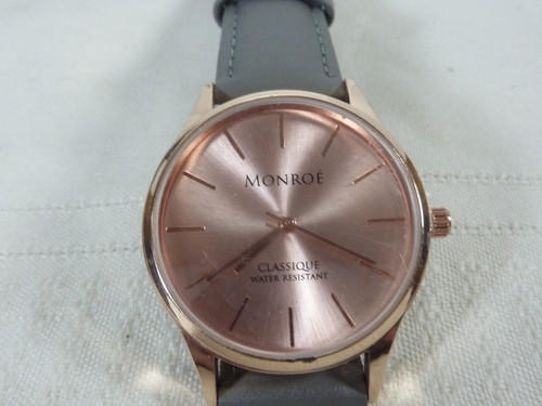 Monroe by Maestro Classique Stainless Steel Watch Unisex