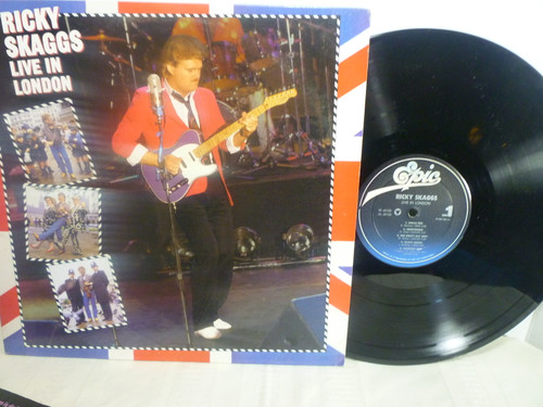 Ricky Scaggs Live in London Vinyl LP Record Album