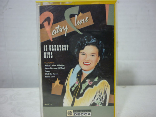 Patsy Cline  12 greatest Hits on Cassette tape