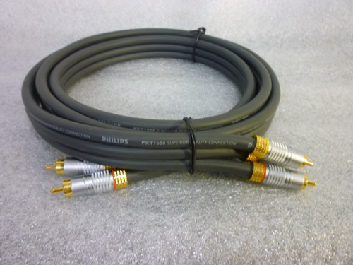 Philips PXT1000 "6 Foot Audio/ Video Cables  Top Quality Gold Tips