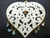 Lenox Porcelain Heartfelt Ornament w/ Mothers Birthstone + 6 Children Birthstones