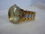 Elgin Dress Watch Men CN160016GTST Gold Tone  and Rheinstone Large Face