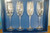 Mikasa Fluted Champagne Etched Crystal 4 Pieces Set New