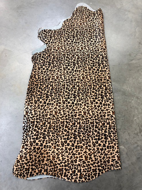 Half Hide Cowhide Leopard Print - 20/23 Sqft Approx, HOH