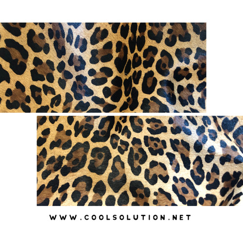 Half Hide Cowhide Leopard Print - 20/23 Sqft Approx, HOH