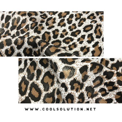 leopard printed, animal print leather