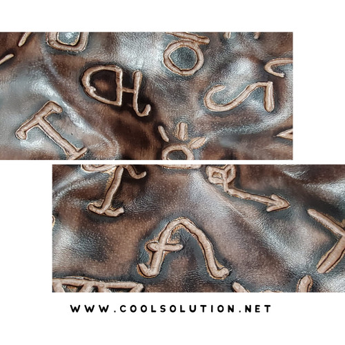 Copper Brown EMBOSSED CROCODILE LEATHER : Genuine Leather 2.5-3 oz. - –  Artisan Cowhides