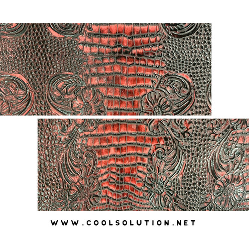 Emboss Leather, Croc Leather, Pomegranate Leather, Leather for Wallets, Hornback Leather, Alligator Collection