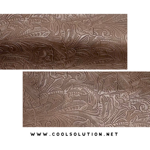 Floral Leather, Embossed Leather, Floral Pattern, Denver Embossed, Leather for Bags