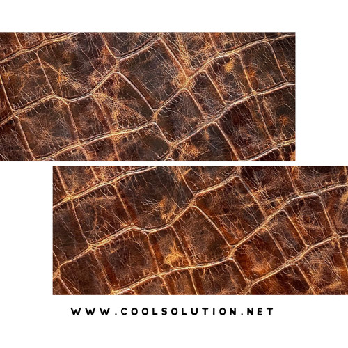Emboss Leather, Croc leather, Saddle Leather, Leather for Wallets, Crocodile Collection