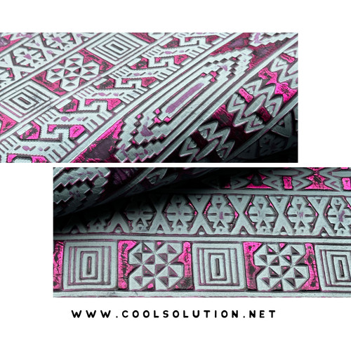 Indiano leather, Purple Leather, Emboss Leather, Rio Leather