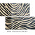 printed leather, zebra printed, beige leather