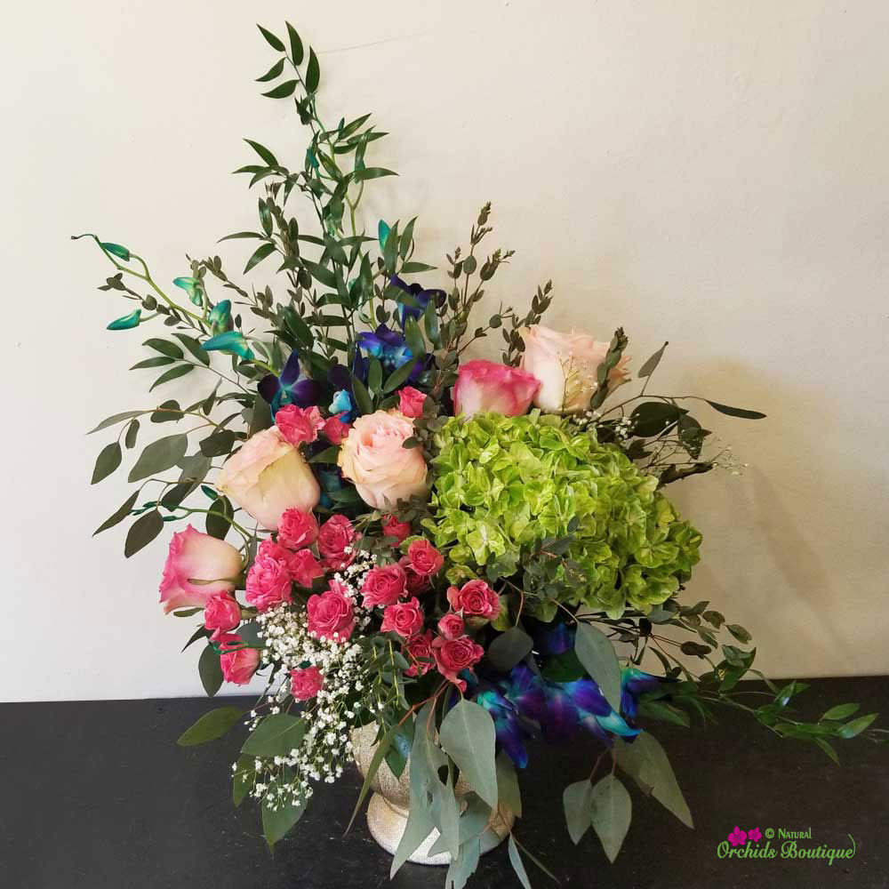 Dramatic Love Flower Arrangement - 