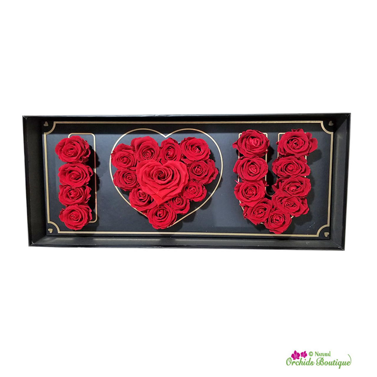 I Love You Roses Gift Box
