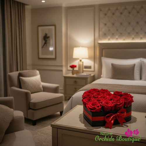 Sweetheart Red Roses Just For You Gift Box