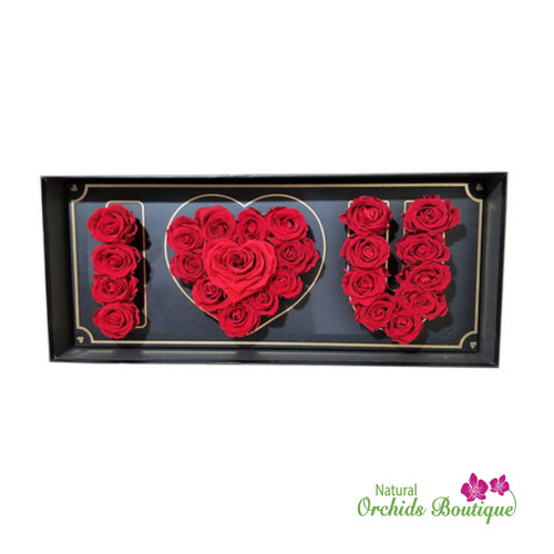 I Love You Roses Gift Box