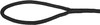 11322 Taylor 1/2"x 15' Black Double Braided Nylon Rope