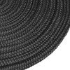 11322 Taylor 1/2"x 15' Black Double Braided Nylon Rope