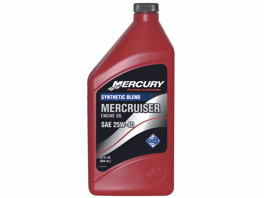 UPC 745061915695 - OEM Mercury 4-Stroke FC-W SAE 25W-40 Synthetic Blend Engine O - Foto 7