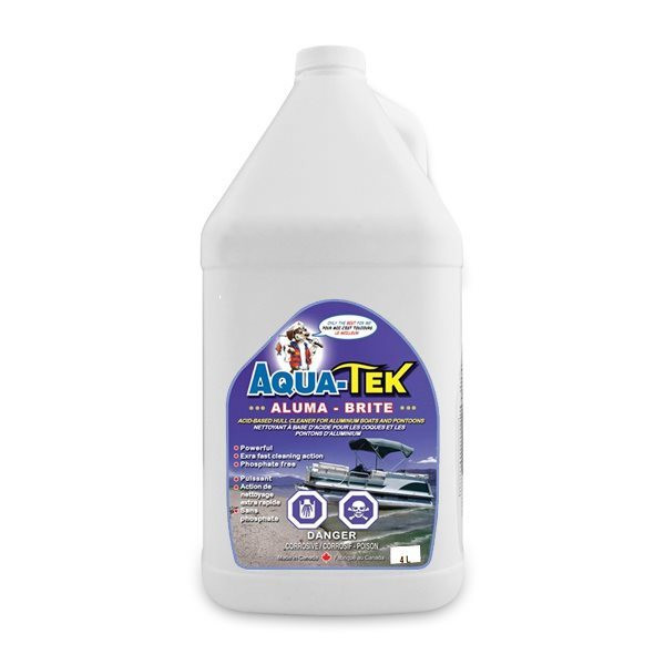 AquaTek AlumaBrite Aluminum Hull Cleaner 4L Primeau's Marine and