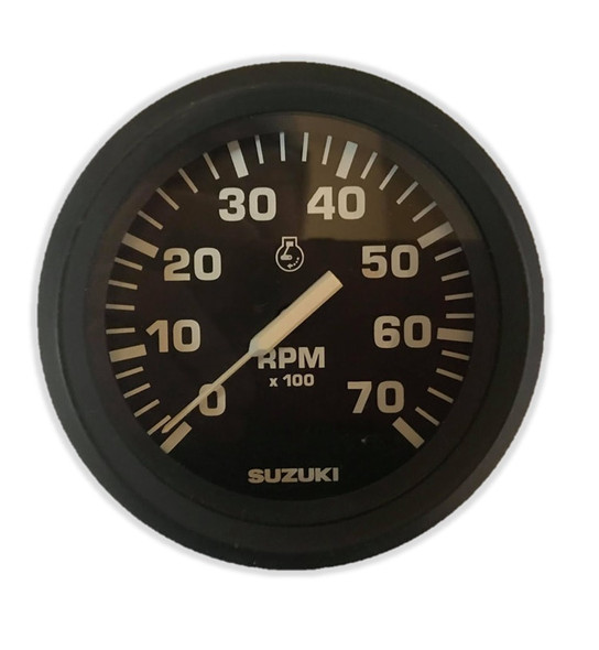 99105-80000 Suzuki 4" Black RPM Tachometer Gauge