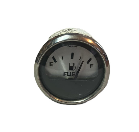 Used Faria Fuel Gauge Black & Chrome