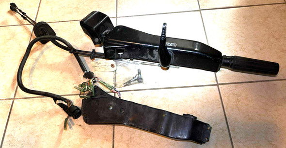 USED 63110-99E06-0EP Suzuki Tiler handle 60hp (Ignition Switch & Lanyard Not Included)