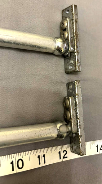 USED WB Inc. 12 1/2" Windshield Support Bracket Marine Boat Set of 2