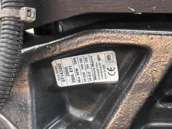 USED 8434T10 Mercury Driveshaft Housing Mid Section w Power Trim & Tilt 20" Long 135-200hp