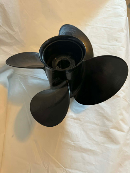 USED 8M8027504 Quicksilver Nemesis Aluminum Prop 13x17 4 Blade RH