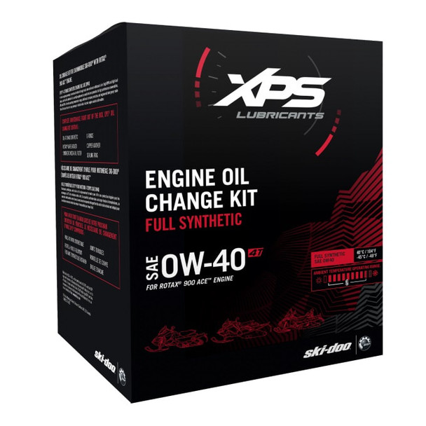 779254 BRP XPS Ski-Doo Oil Change Kit SAE 0W-40 Rotax 900 Ace Engine